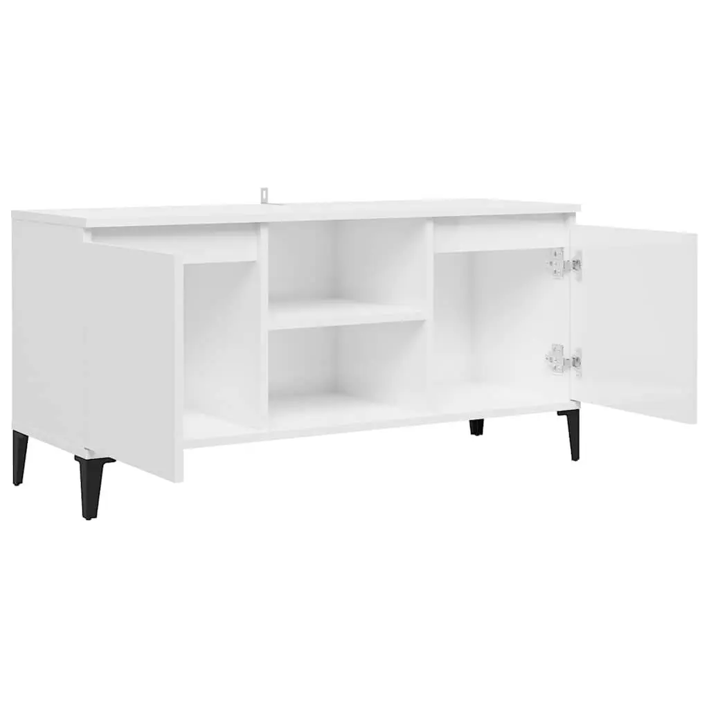 High Gloss White TV Cabinet