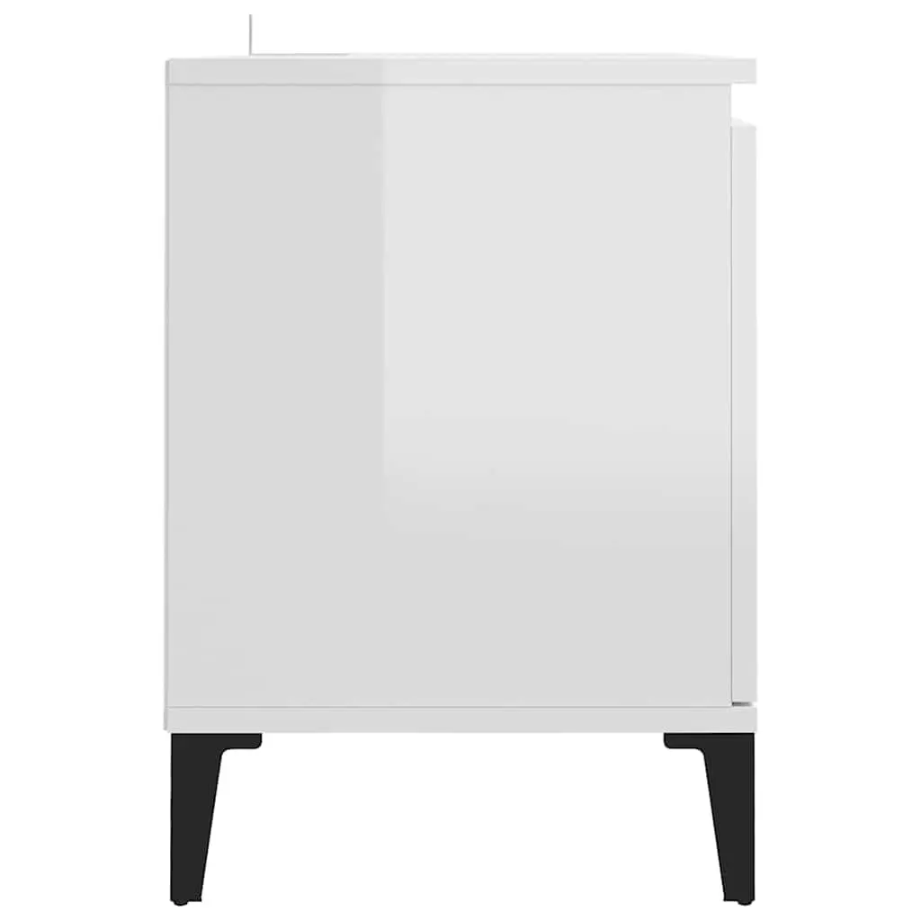High Gloss White TV Cabinet