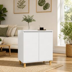 Reliable White Sideboard with Modern Design and Quality 60x35x70cm