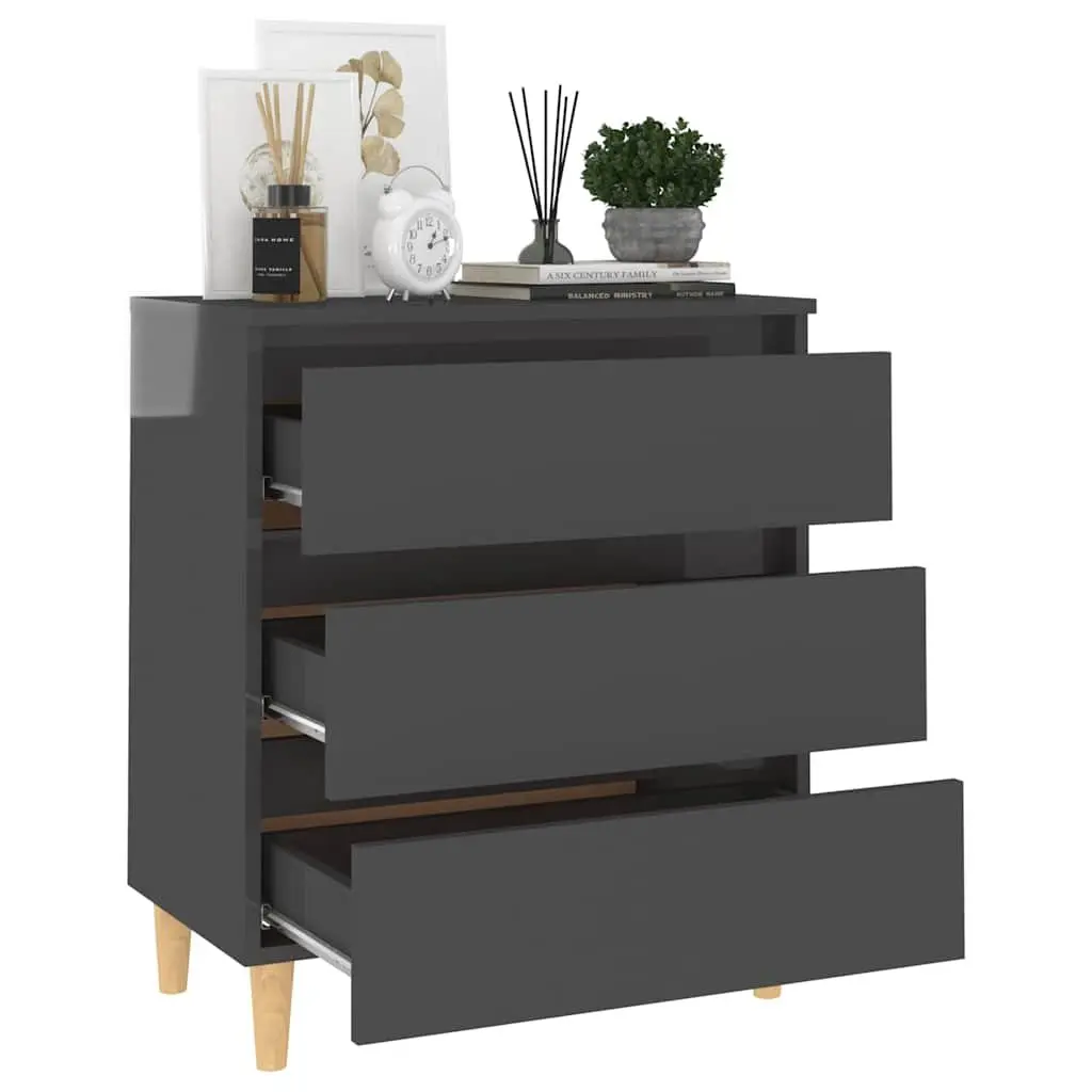Grey Sideboard Cabinet with Ample Storage