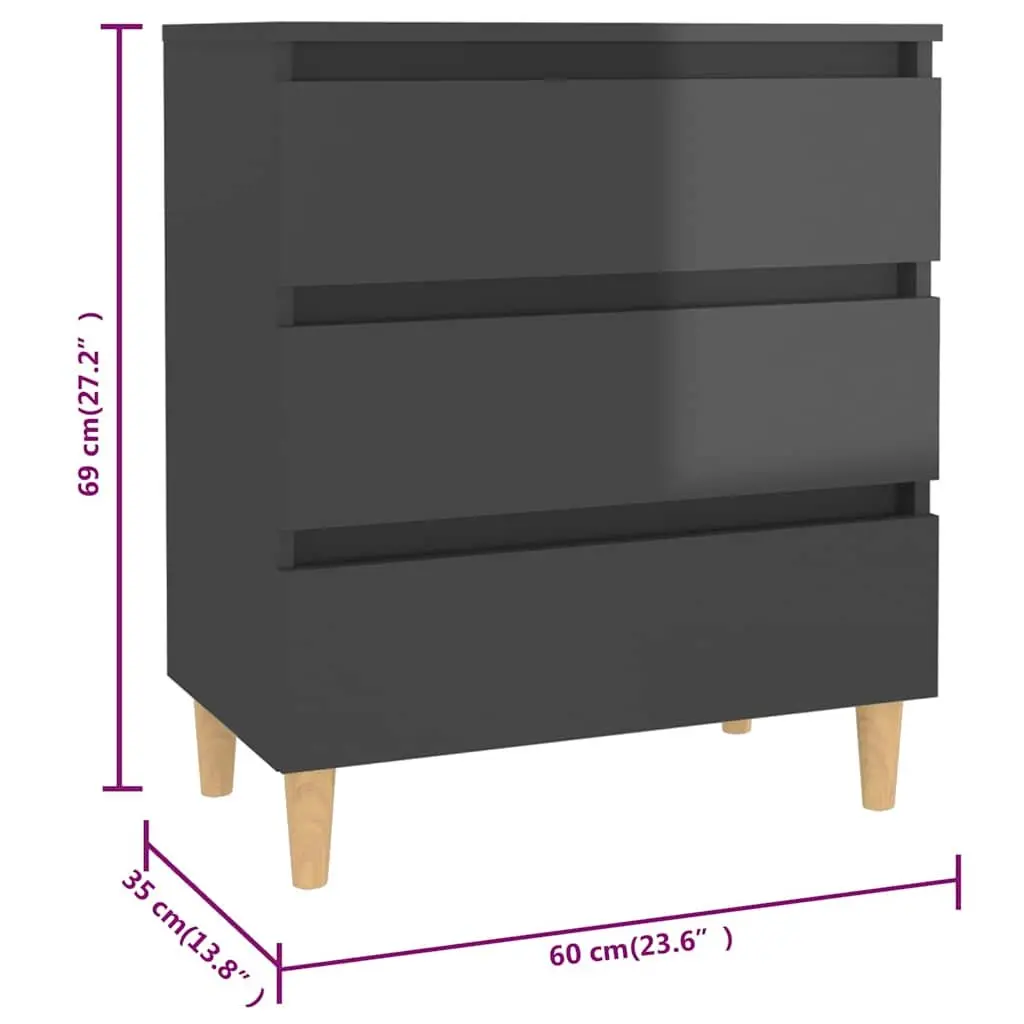 Grey Sideboard Cabinet with Ample Storage