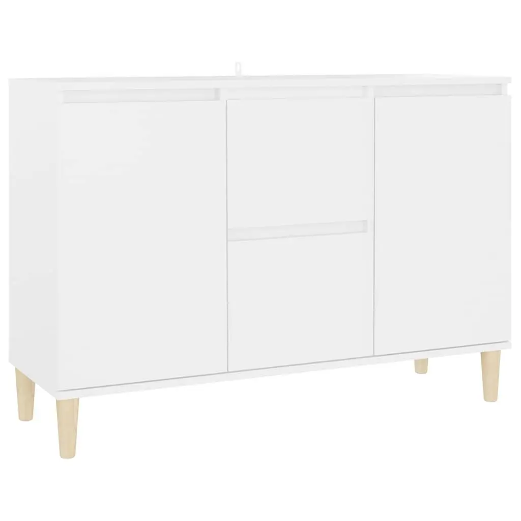 White Sideboard with Ample Storage Space