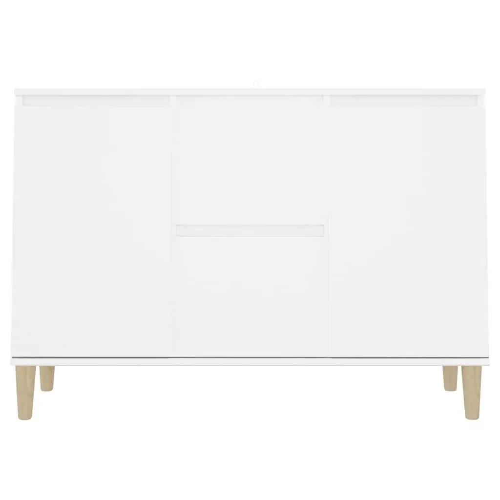 White Sideboard with Ample Storage Space