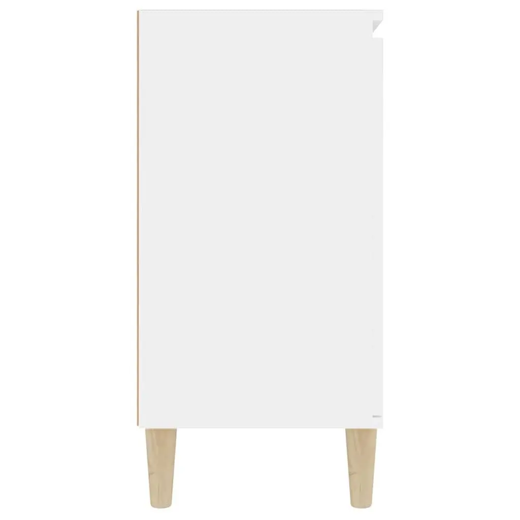 White Sideboard with Ample Storage Space