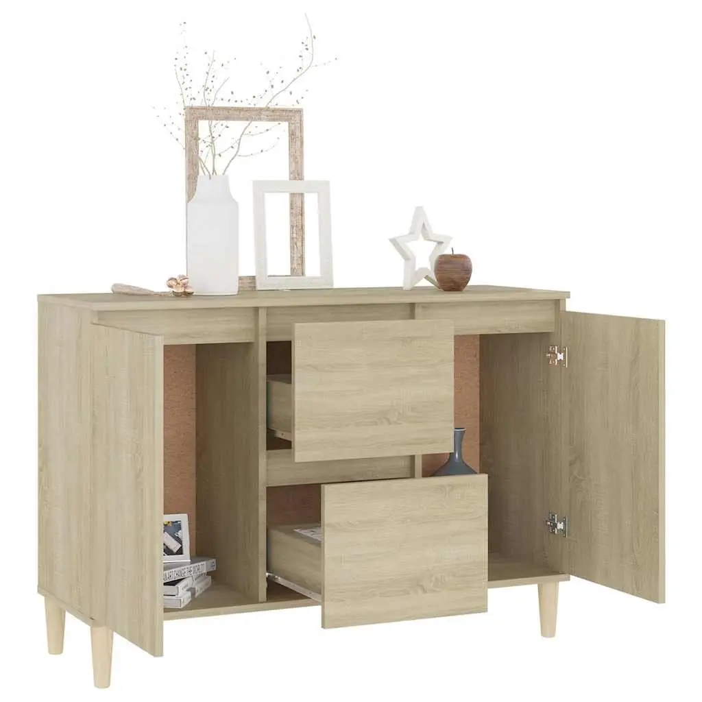 Brown Sideboard Cabinet with Storage