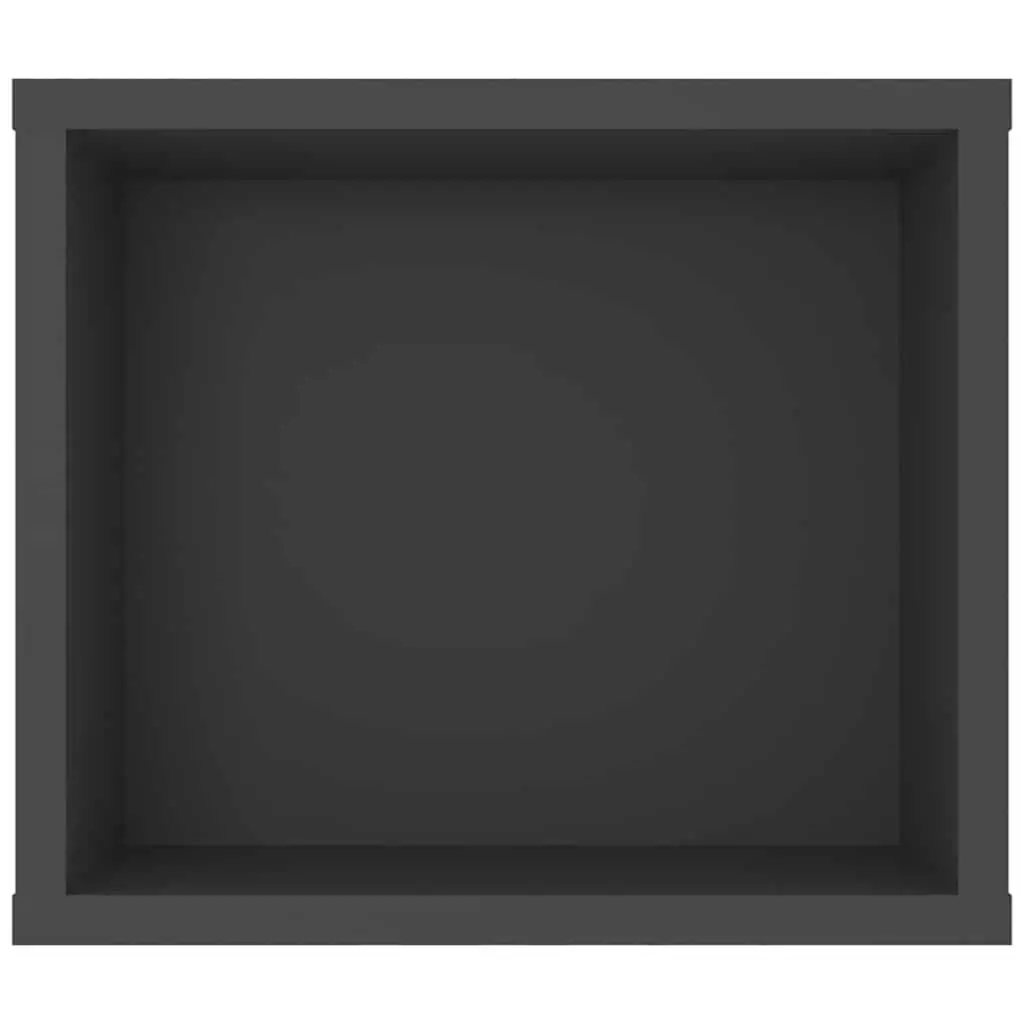 Hanging TV Cabinet Wall-Mounted Storage Unit Grey 100 x 30 x 26.5 cm