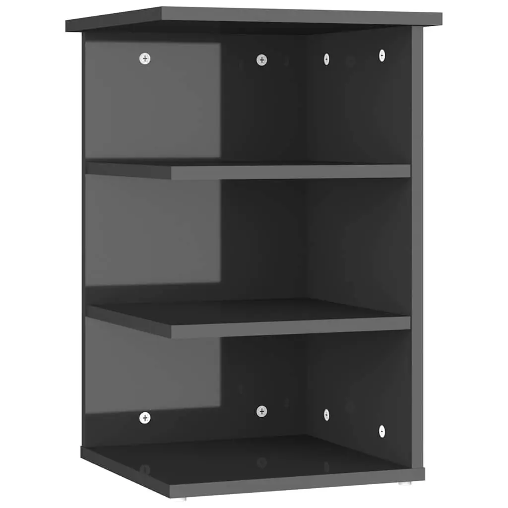 Side Cabinet Storage Unit Living Room 35W x 35D x 55H cm Grey