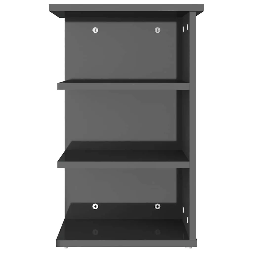Side Cabinet Storage Unit Living Room 35W x 35D x 55H cm Grey