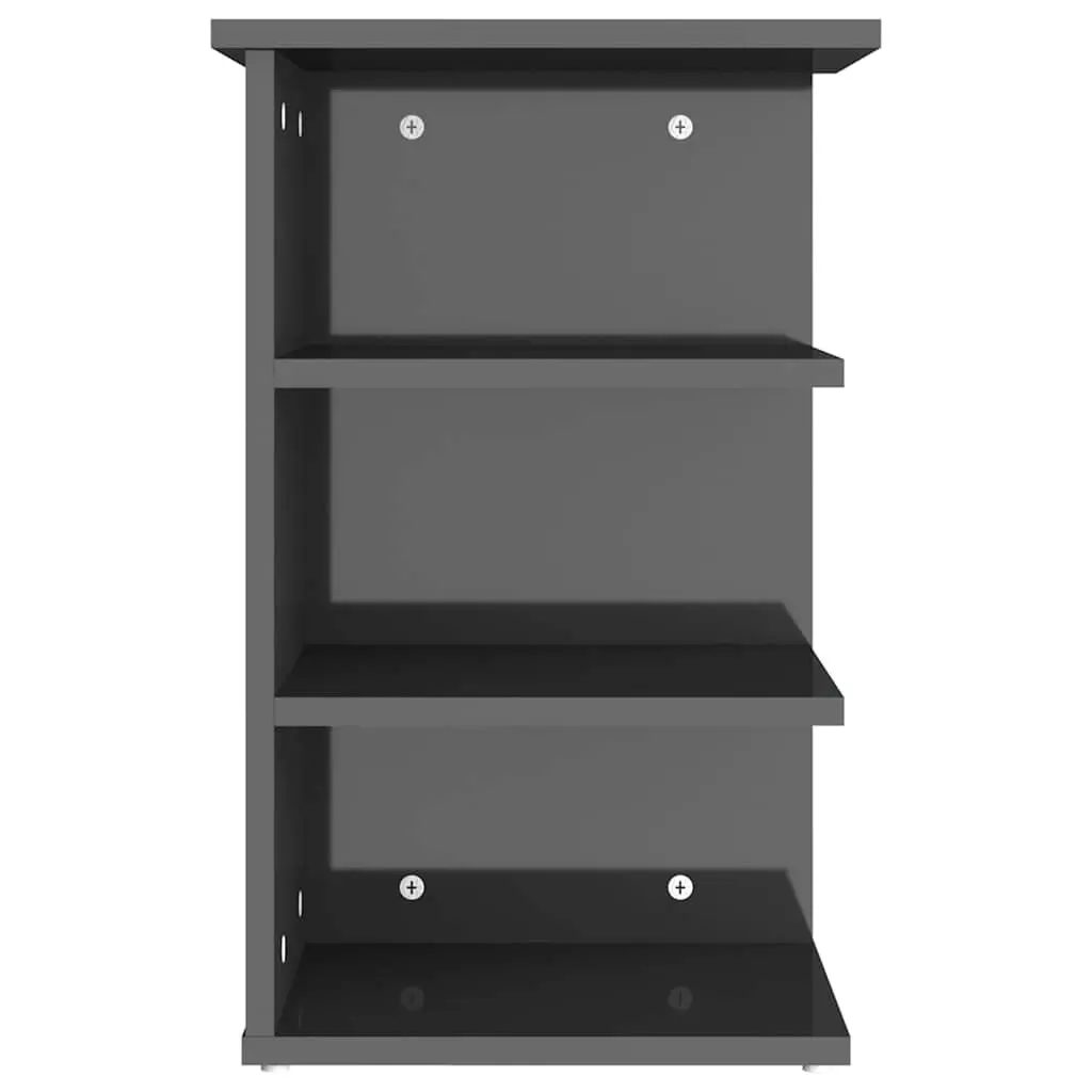 Side Cabinet Storage Unit Living Room 35W x 35D x 55H cm Grey