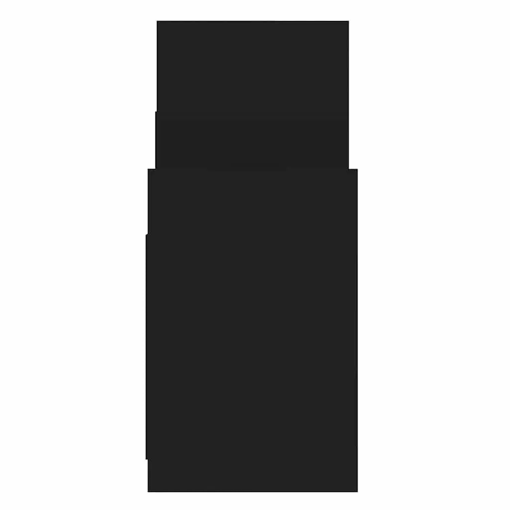 Black Side Cabinet with Ample Storage Capacity