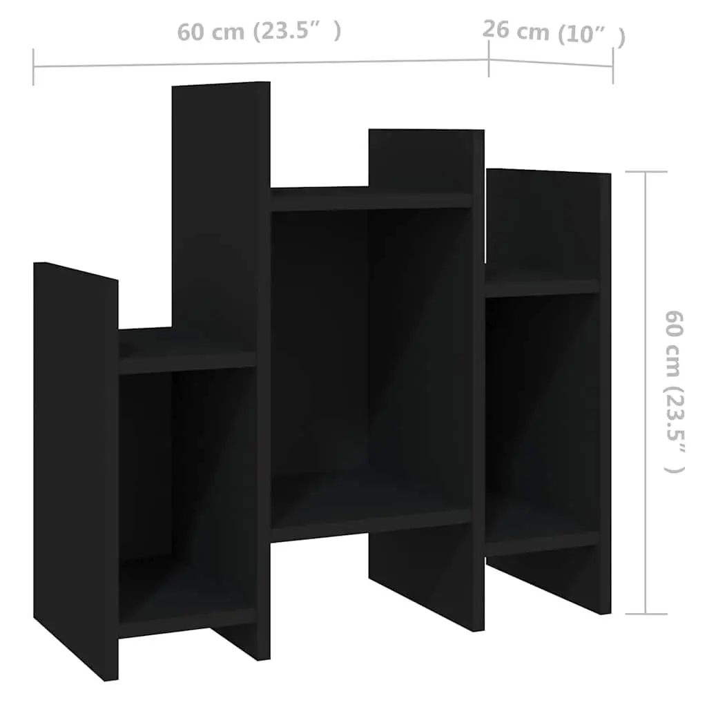Black Side Cabinet with Ample Storage Capacity