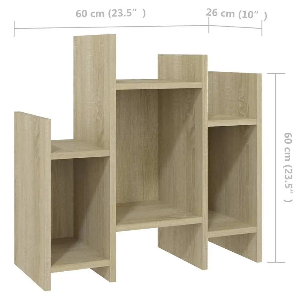 Side Cabinet Storage Buffet 60W x 26D x 60H cm Brown Engineered Wood