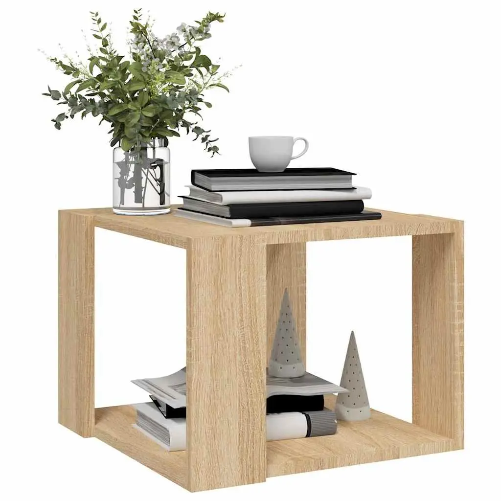 Coffee Table with Storage Shelf Modern Living Room Accent Engineered Wood