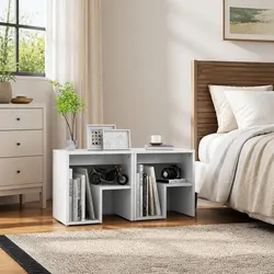 White Bedside Tables for Practical Storage Needs