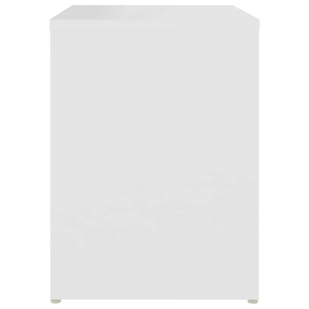 Bedside Table Nightstand Cabinet White 40x30x40 cm Engineered Wood 2 Pack