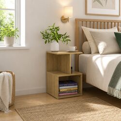 Warm and Practical Brown Nightstand Set - 2 Pieces