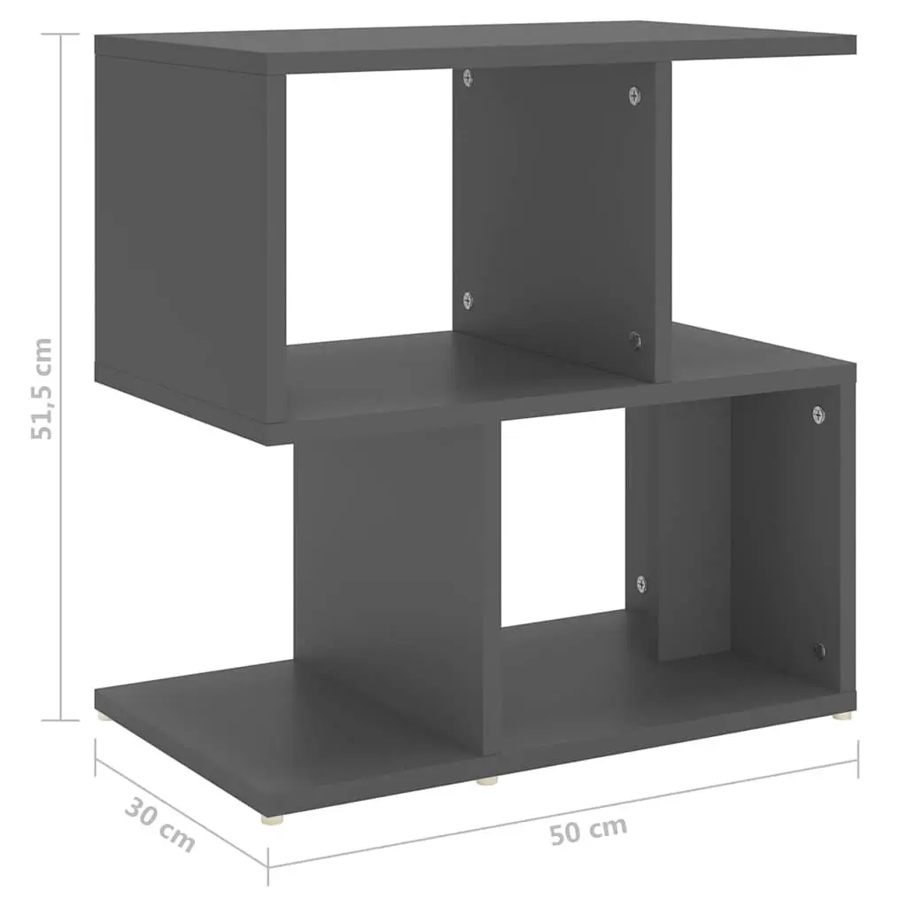 Grey Bedside Cabinet Set with Easy Maintenance
