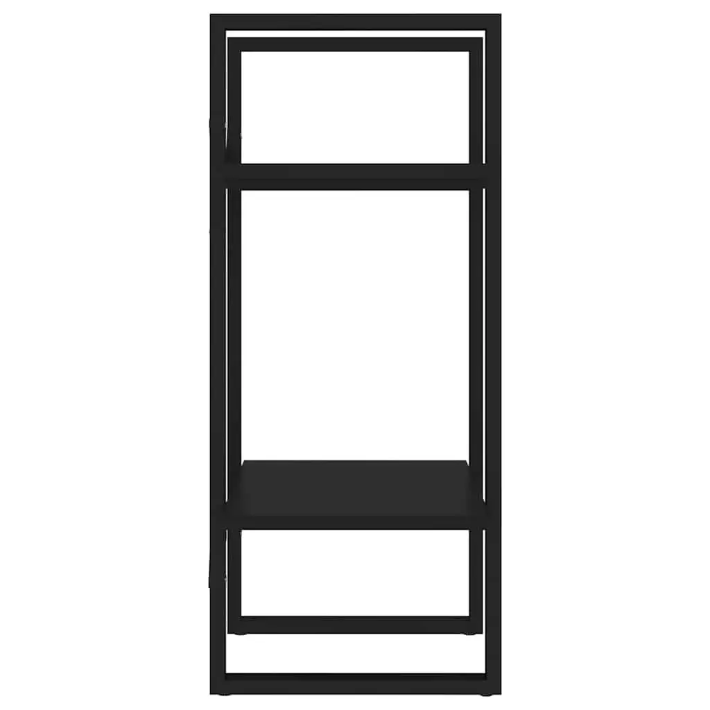 2-Tier Book Cabinet with Industrial Style