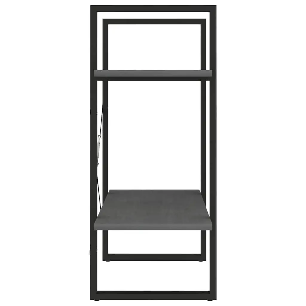 2-Tier Book Cabinet in Solid Pine Wood