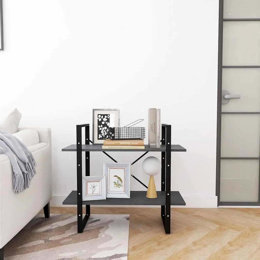 2-Tier Book Cabinet with Solid Pine Build