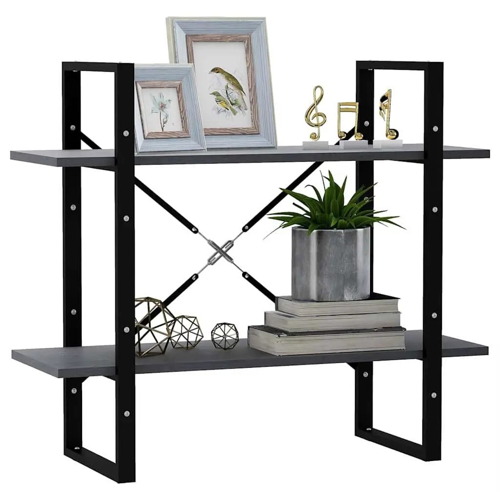 2-Tier Book Cabinet with Solid Pine Build