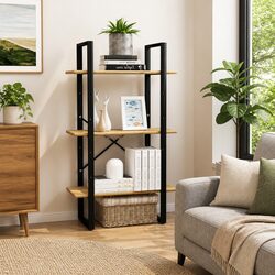 Versatile and Stylish Solid Pine Wood Storage Shelf 60x30x105 cm