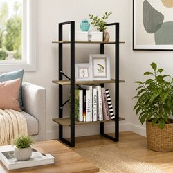 Storage Shelf 60x30x105 cm Solid Pine Wood Bookcase Standing Display Rack