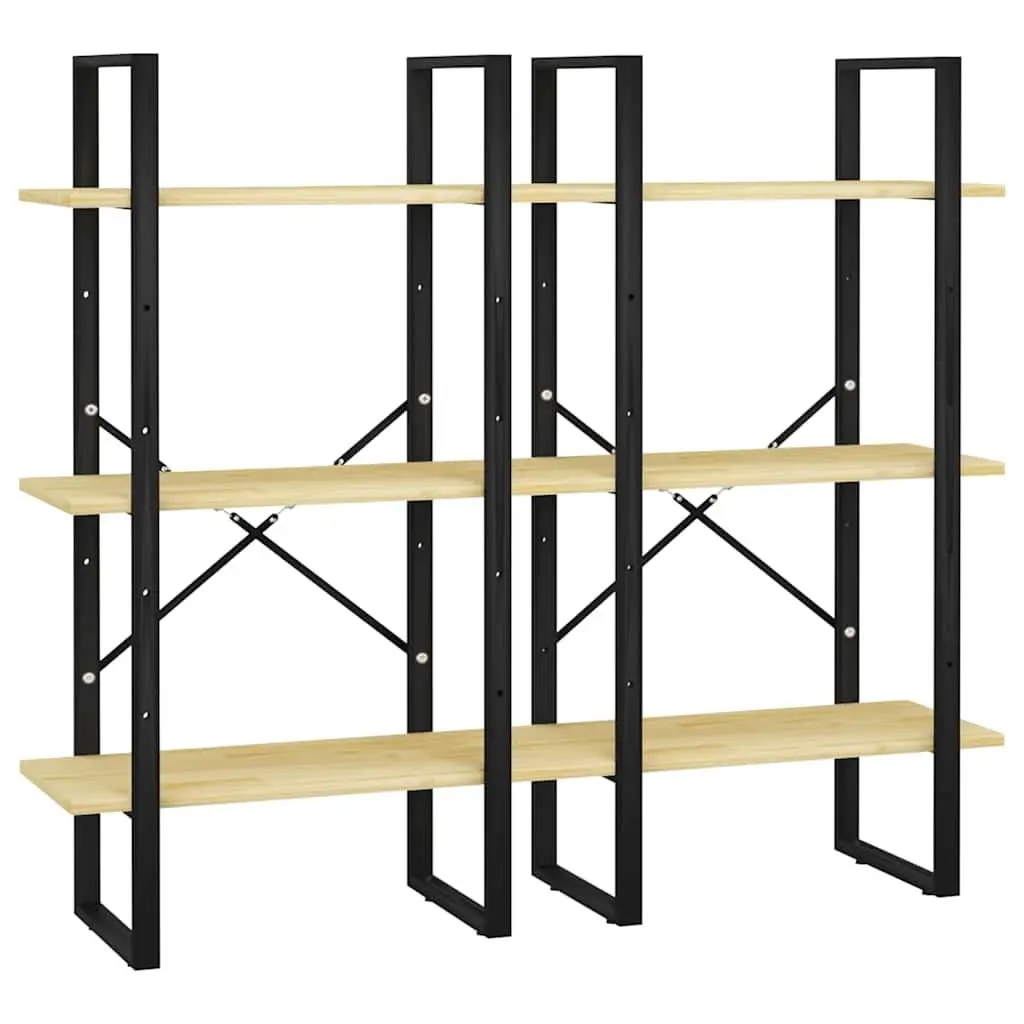 Storage Shelf 60x30x210 cm Wooden Bookcase Display Stand Shelving Unit