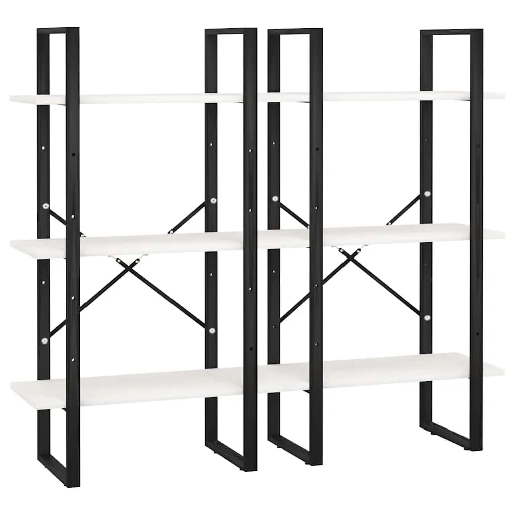 Storage Shelf White 60x30x210 cm Bookcase Display Rack Home Office