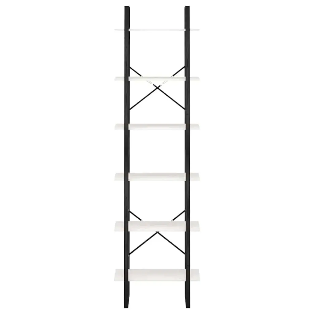 Storage Shelf White 60x30x210 cm Bookcase Display Rack Home Office