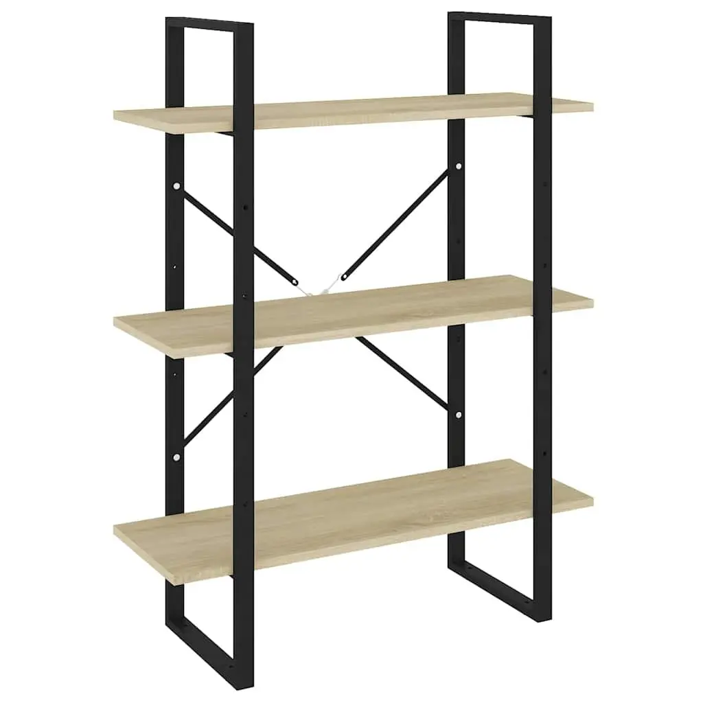 Brown Engineered Wood Bookshelf for Easy Use
