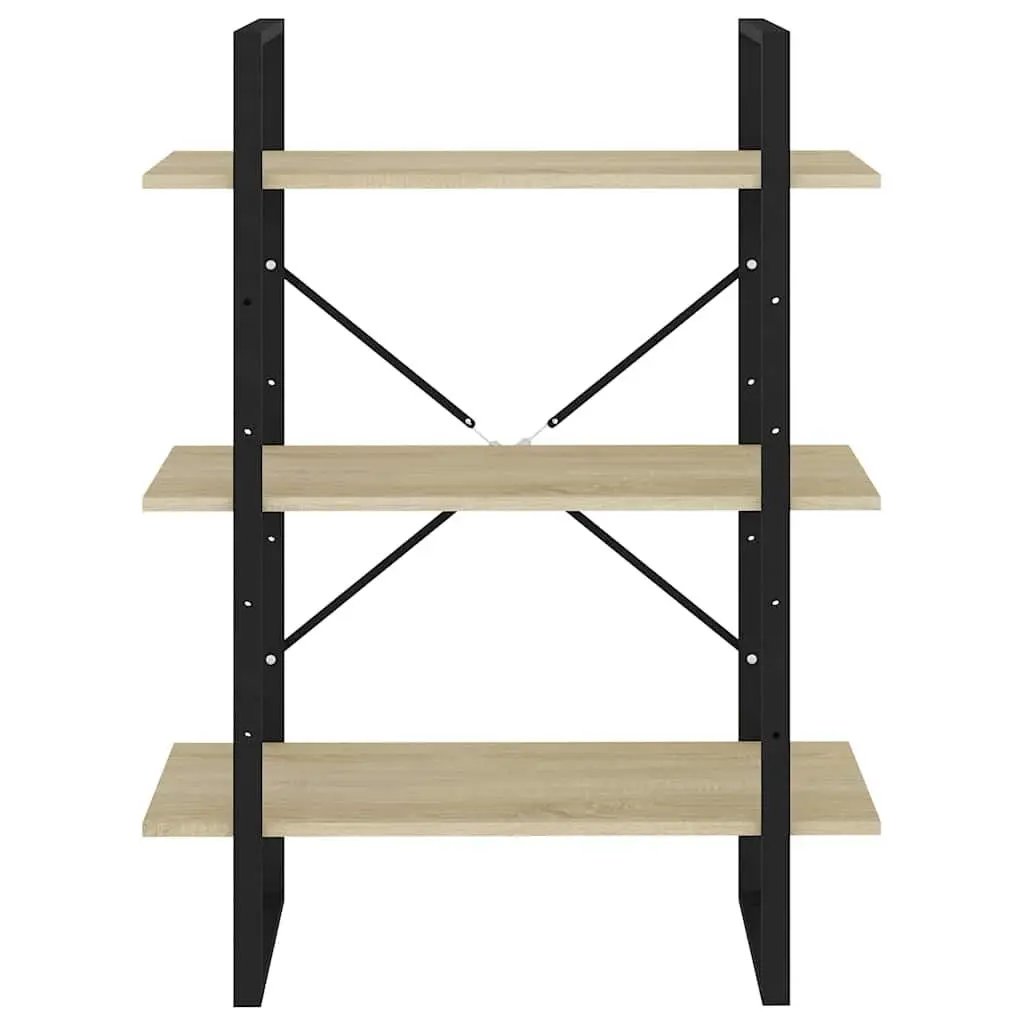 Brown Engineered Wood Bookshelf for Easy Use
