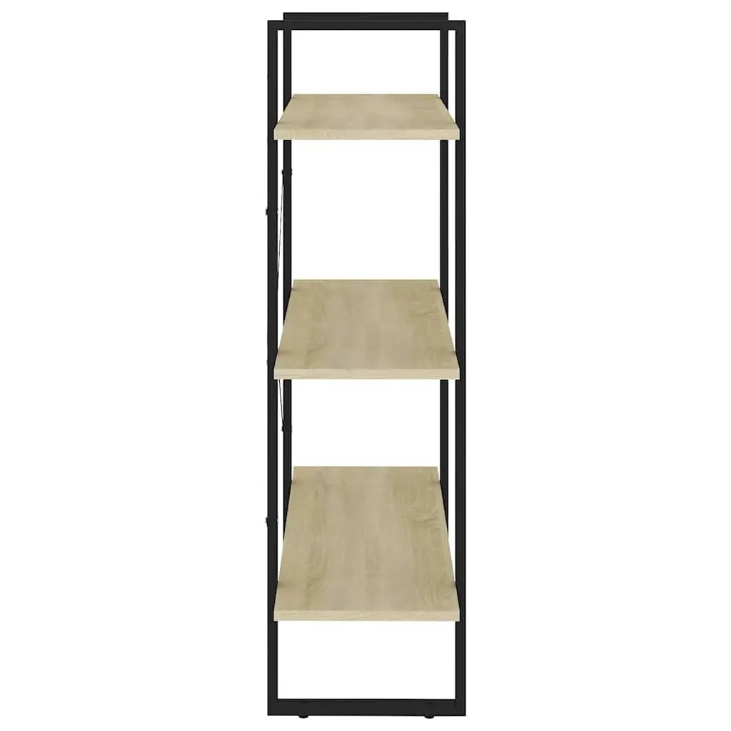 Brown Engineered Wood Bookshelf for Easy Use