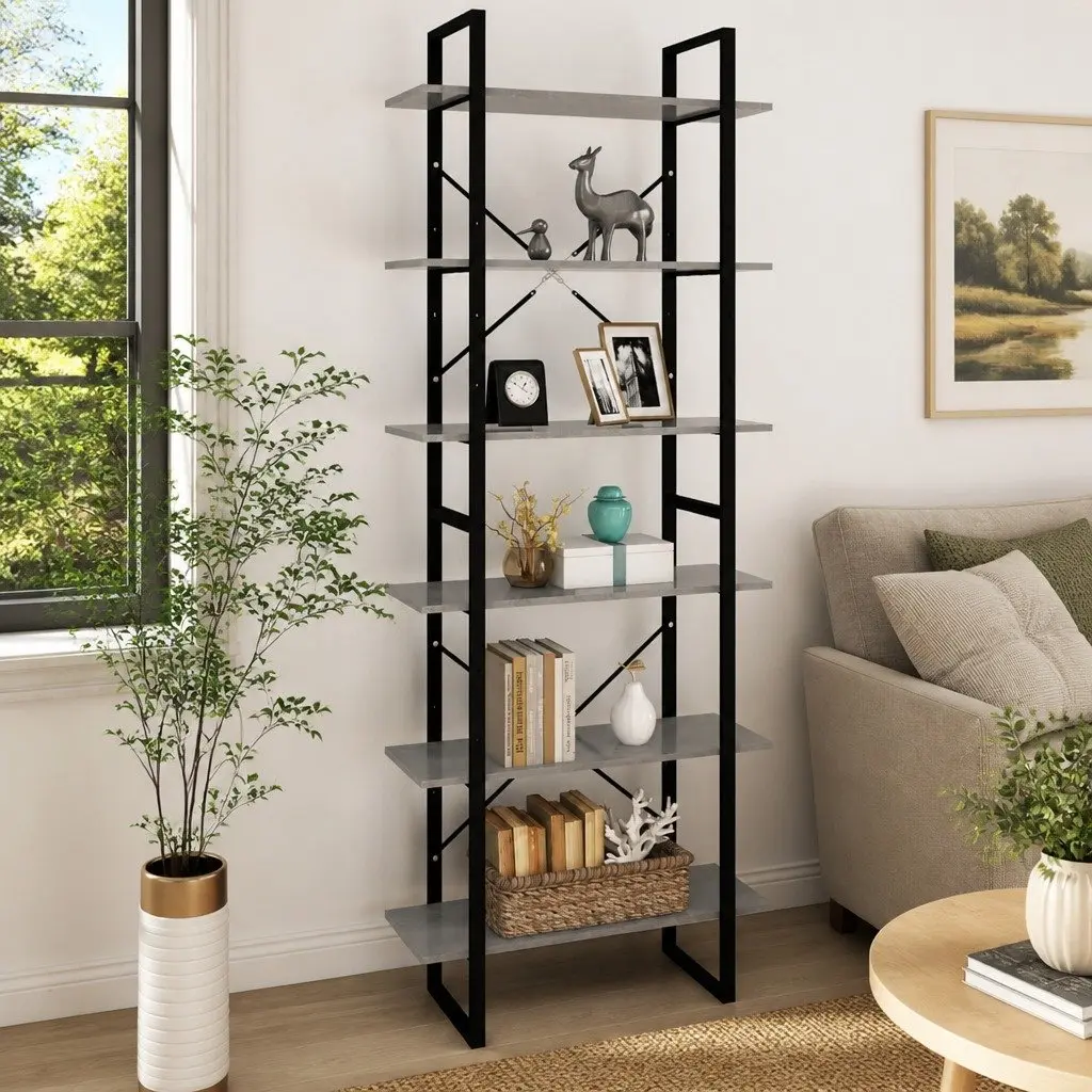 Grey High Cabinet with Ample Storage Space