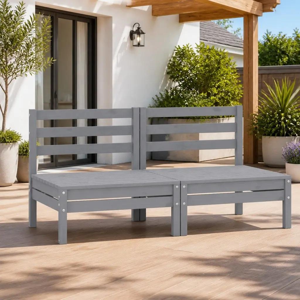 Outdoor Wooden Sofa for Two