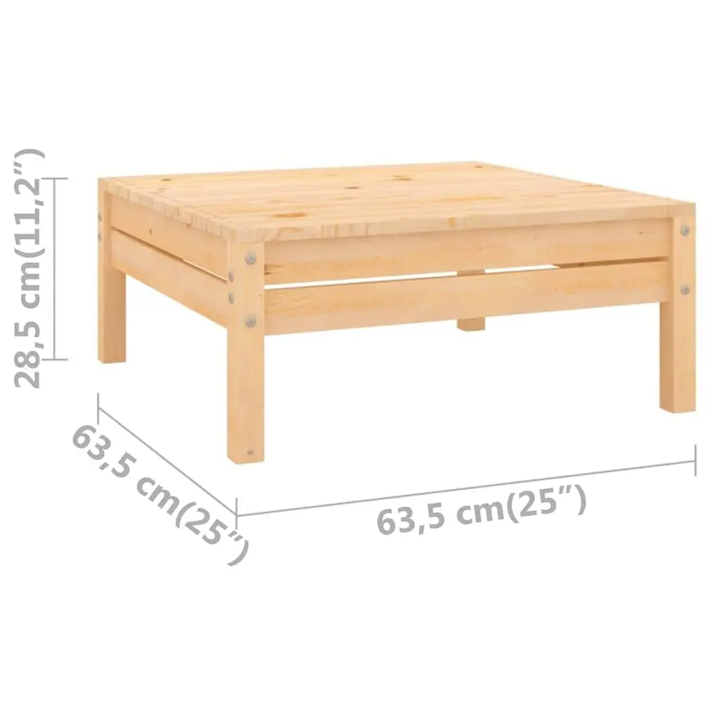 3 Piece Wooden Garden Lounge Set Pallet Design Outdoor Patio Furniture Brown