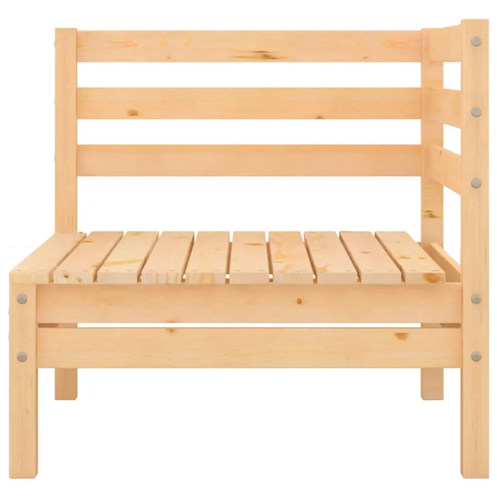 3 Piece Wooden Garden Lounge Set Pallet Design Outdoor Patio Furniture Brown