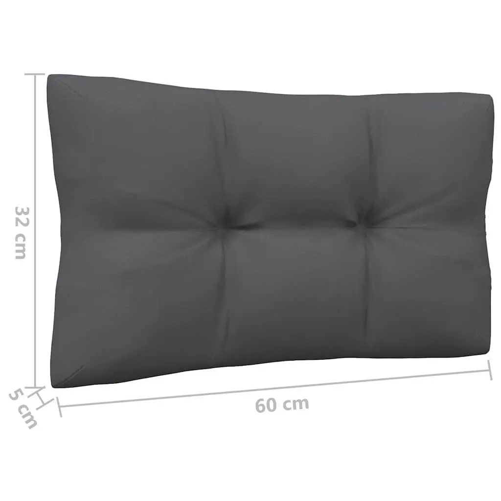 Garden Corner Sofa Modular Outdoor Sectional with Cushions Black Solid Pinewood