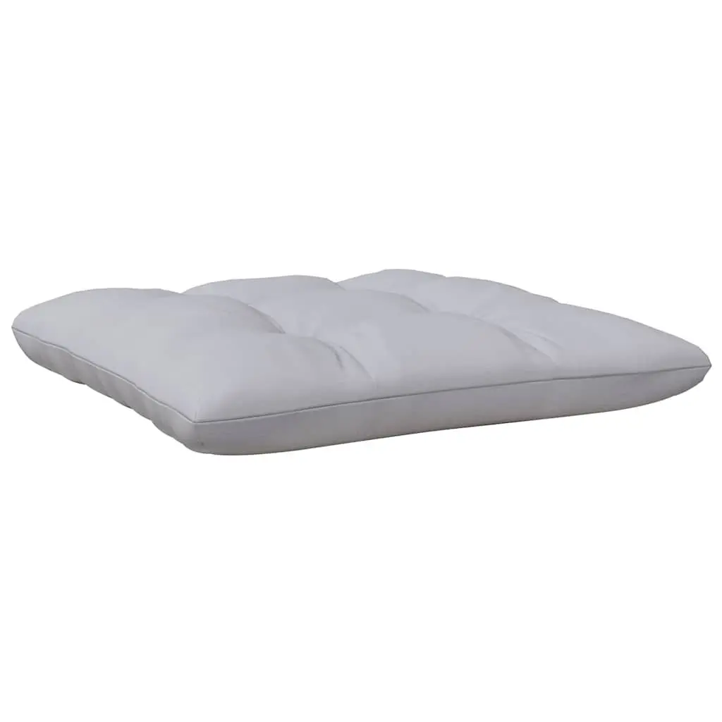 Garden Footstool with Grey Cushion