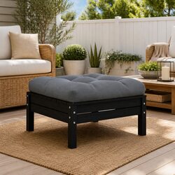 Comfortable Garden Footstool with Practical Use