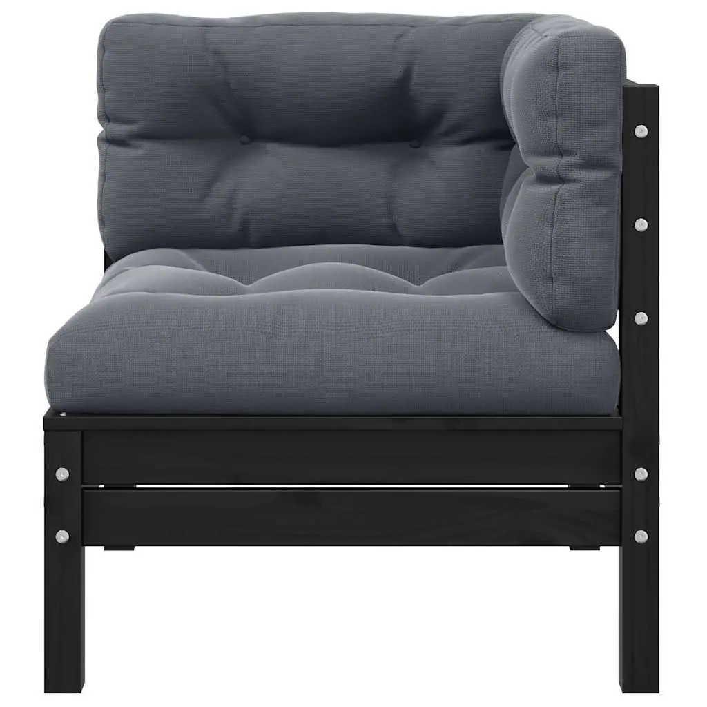 2-Seater Garden Sofa Outdoor Patio Seating Modular Grey