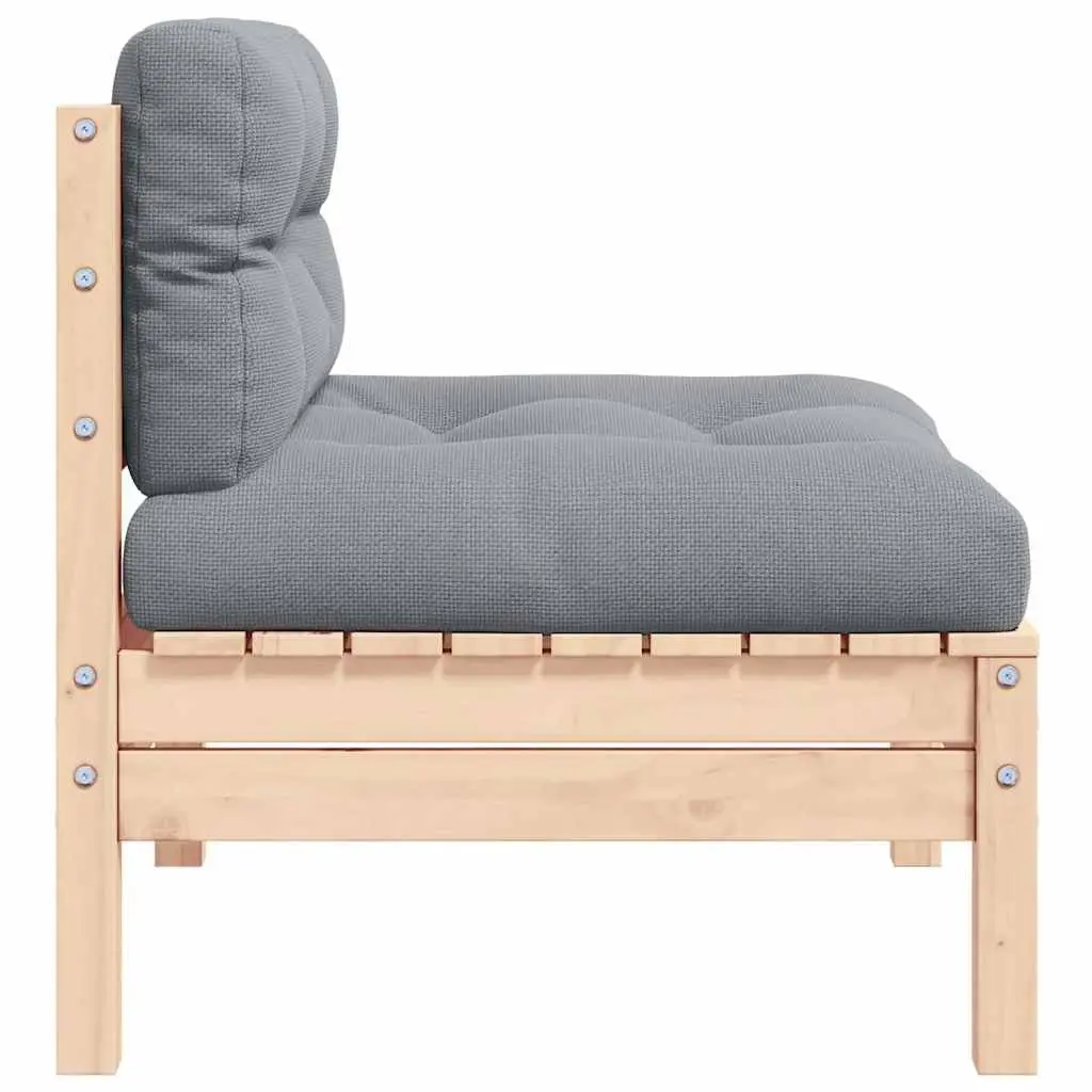 2-Seater Outdoor Garden Sofa Patio Lounge Seat with Cushions Modular Design