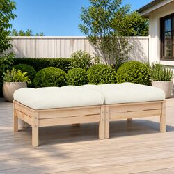 Cozy and Durable 2-Seater Garden Sofa for Your Patio