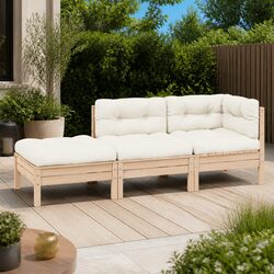 Reliable and Stylish 3 Piece Outdoor Sofa Set