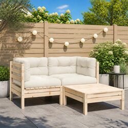 Reliable 3 Piece Outdoor Lounge Set with Comfort Cushions