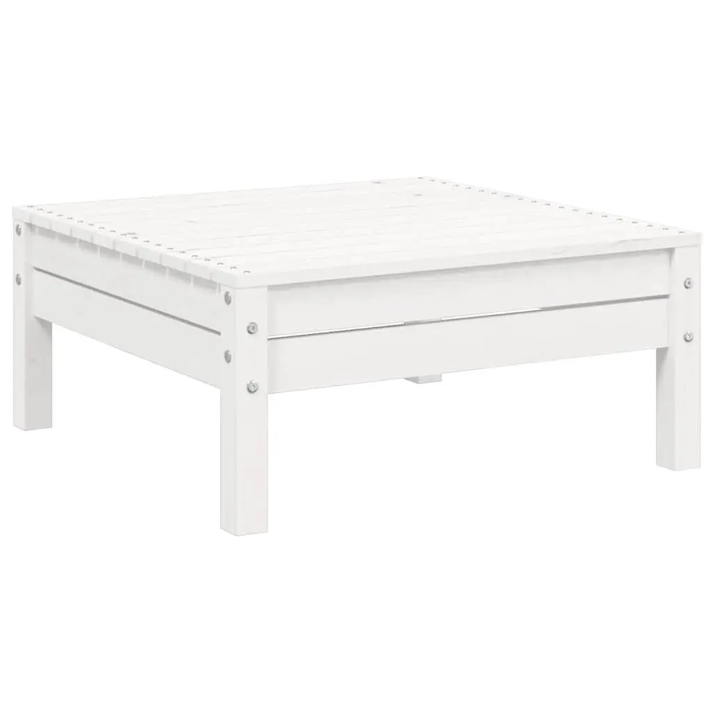 3 Piece Outdoor Garden Lounge Set Patio Seating Cushions White