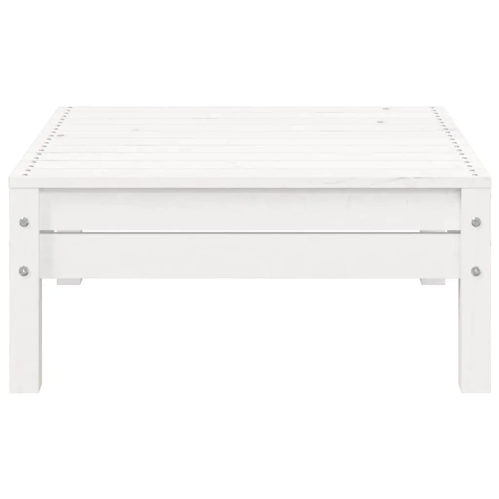 3 Piece Outdoor Garden Lounge Set Patio Seating Cushions White
