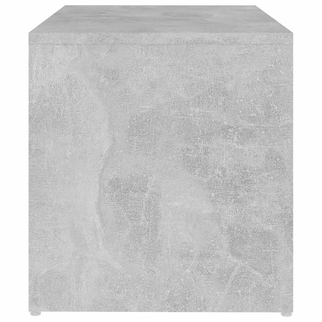 End Table Grey Storage Furniture Modern Accent Side Coffee Table 59W x 36D x 38H cm