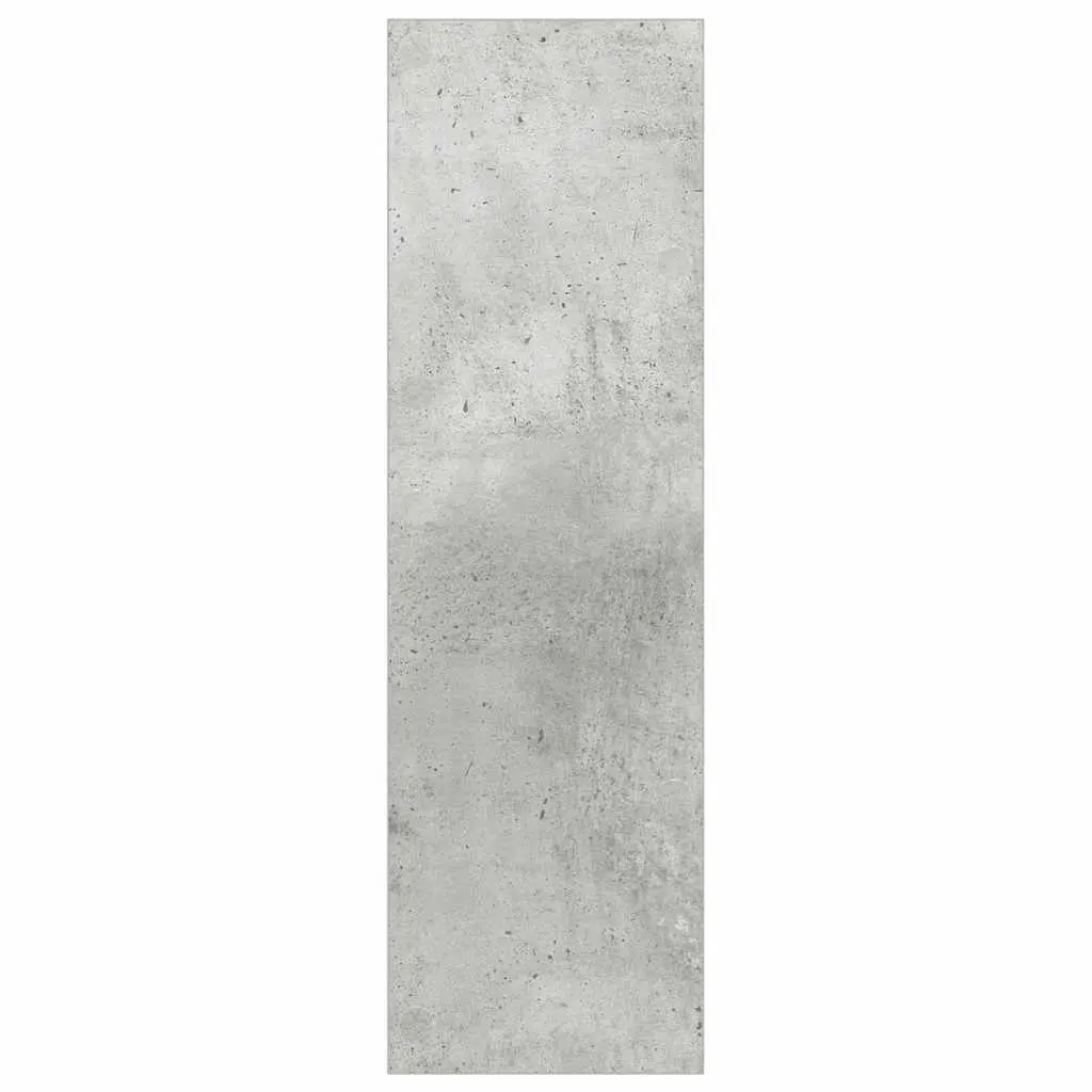 Wall Mounted Shoe Cabinet Grey Storage Organiser 80 x 18 x 60 cm