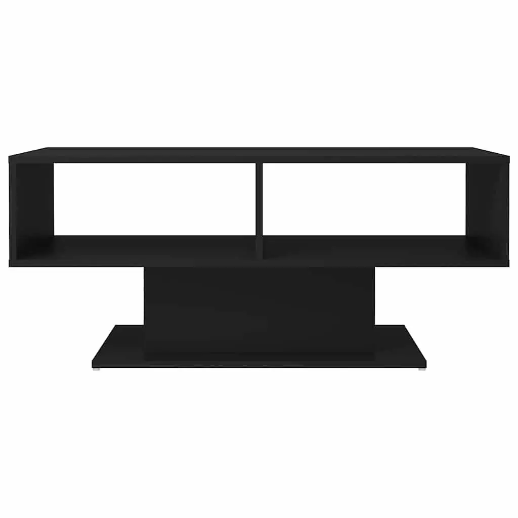 Black Coffee Table with Ample Storage
